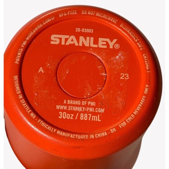 STANLEY IceFlow Flip Straw Lid Tumbler TIGERLILY ORANGE 30 OZ Ice Flow - Picture 9 of 10